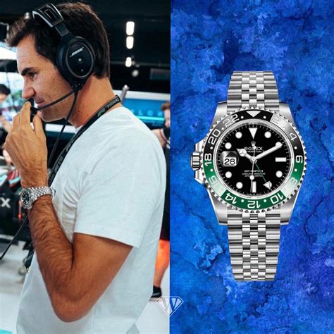 federer gmt master 2 rolex